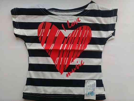 Футболка детская в полоску 81-87 см разноцветный Киев