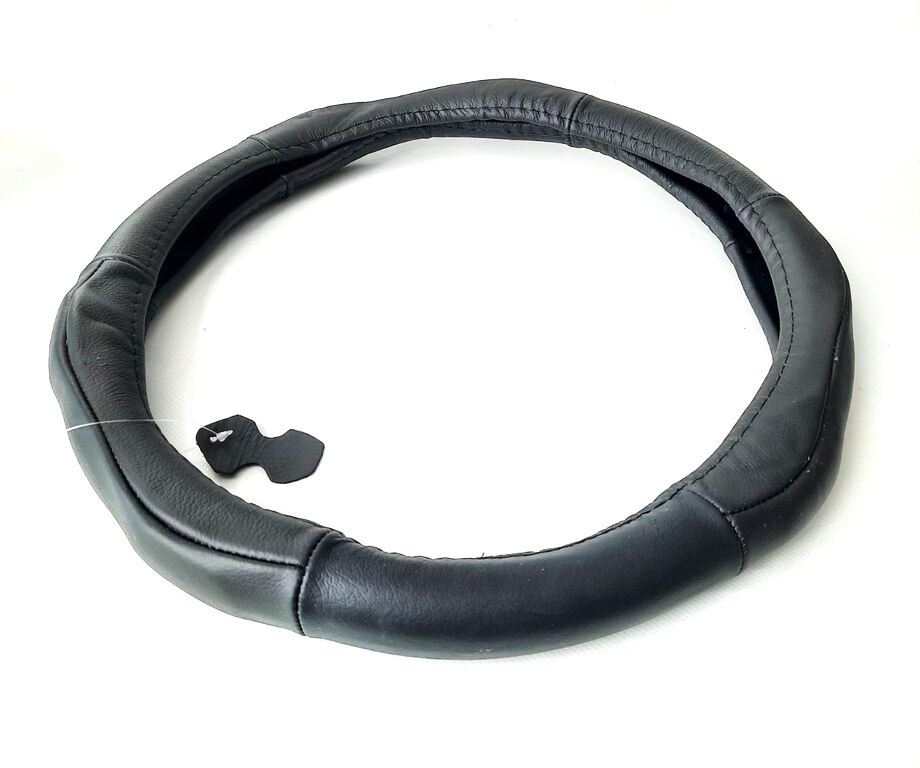 Чохол на кермо шкіра 27010 BK M чорна Винница - изображение 2