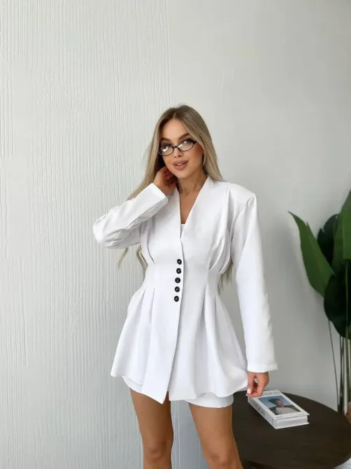 Стильний костюм шорти та жакет Одеса - фото 11