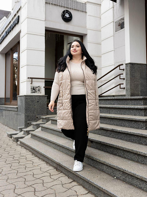 Жіночий довгий весняний жилет. 46-74р Київ - фото 7