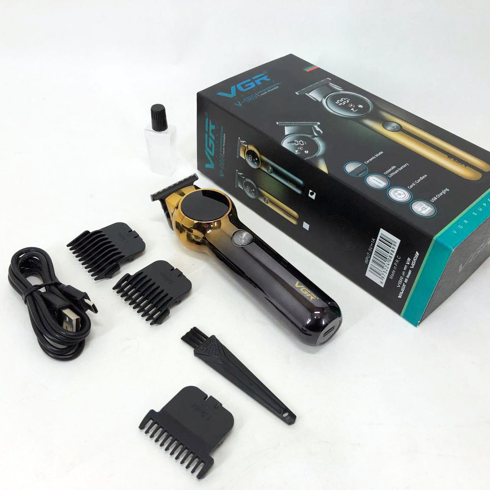 Машинка для стрижки аккумуляторная с насадками VGR V989, Электрическая машинка для стрижки бытовая OB-76 Львов - изображение 3