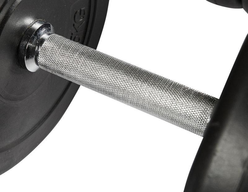 Гантелі набірні 2*15 кг бітумні розбірні з металевим грифом Київ - фото 3