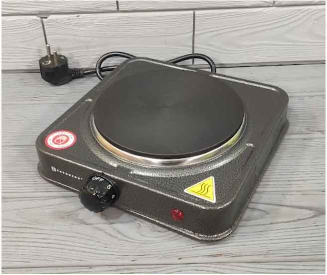 Електрична одноконфорочна дискова плита Edenberg EB-62181, потужність 1000 Вт. Одеса - фото 9