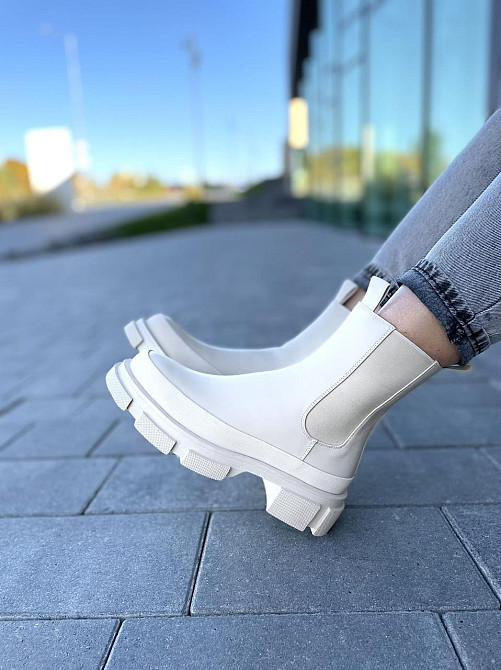 Черевики жіночі TEE бежеві еко-шкіра висота 17см ( -3) Коломыя - изображение 8