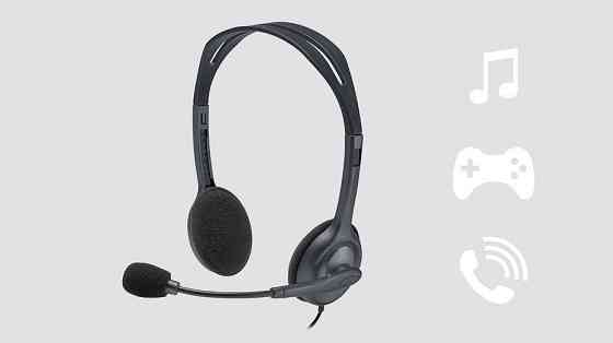 Гарнітура Logitech H111 Stereo (981-000593) Сірий Харків