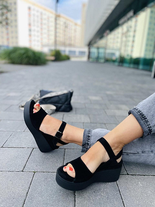 Nivelle Босоніжки жіночі NIVELLE 1873/21700 чорні (літо, замша натуральна) (3717) Коломия - фото 6