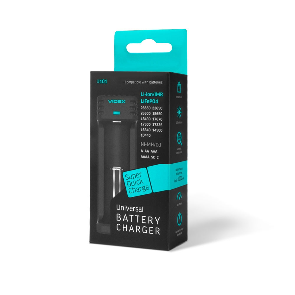 Зарядное устройство 1x18650 и др./ от USB / Videx VCH-U101 Днепр - изображение 8