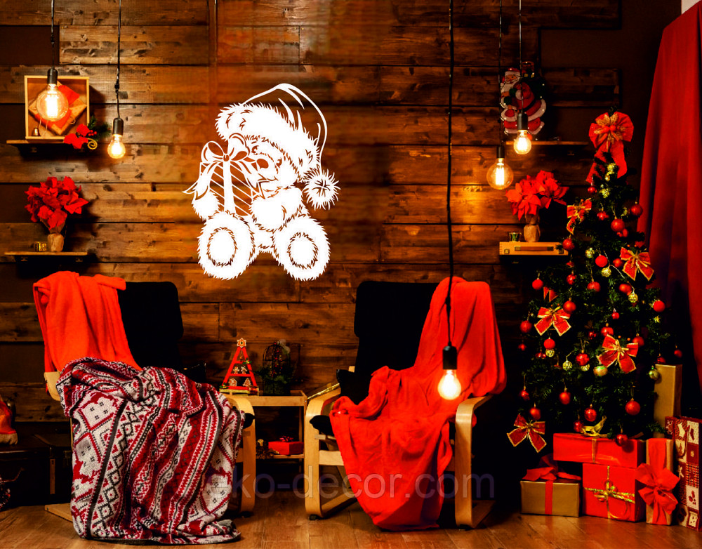 Декоративное настенное Панно «Новый год», Декор на стену 110*88 см Киев - изображение 3