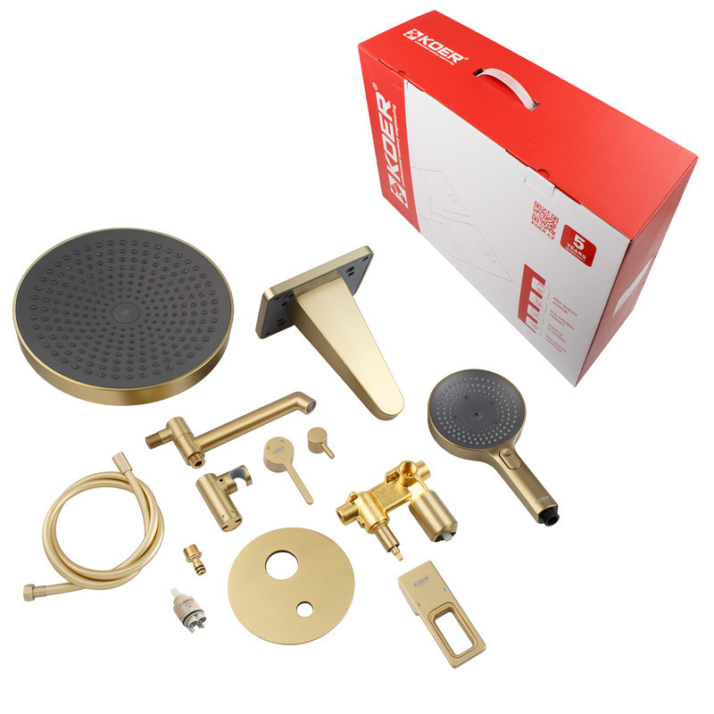 Вбудована душова система Koer KB-66029-12 3 функції (Колір матове золото) (KR5957) ( 25178 ) Харків - фото 10
