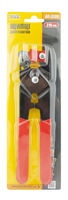 MASTERTOOL Щипці для плитки MASTERTOOL 210 мм ролик Ø 15 мм 80-3200 Коломия - фото 2