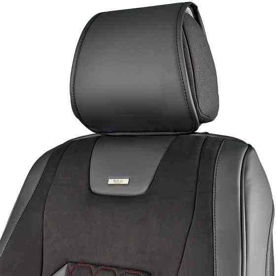 Комплект, 3D чохли для передніх сидінь Beltex Montana, black-red 2шт Львів