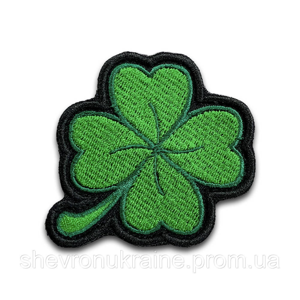 Шеврон клевер (Форма контурная. На липучке) Размер 7x7см Киев - изображение 7