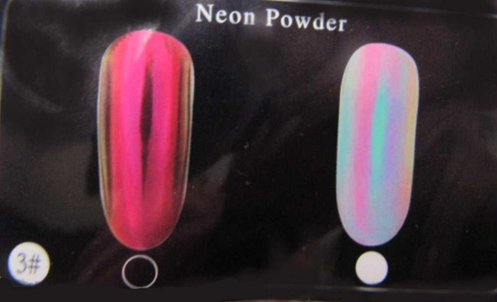 Втирка , пудра зеркальная неоновая (хвост русалки) красный с переходом в бордо. Киев - изображение 2