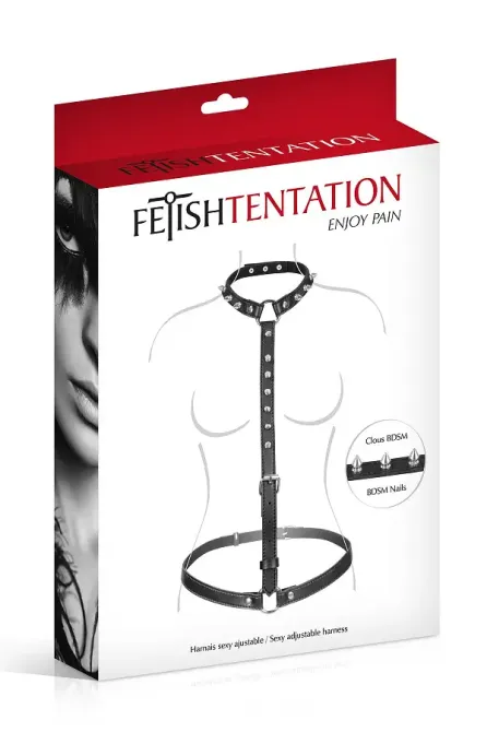 Портупея на тіло Fetish Tentation Sexy Adjustable Harness Львов - изображение 3
