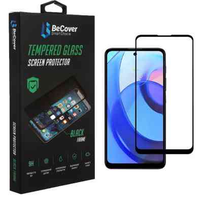 Стекло защитное BeCover Motorola Moto G22 Black (708144) Винница