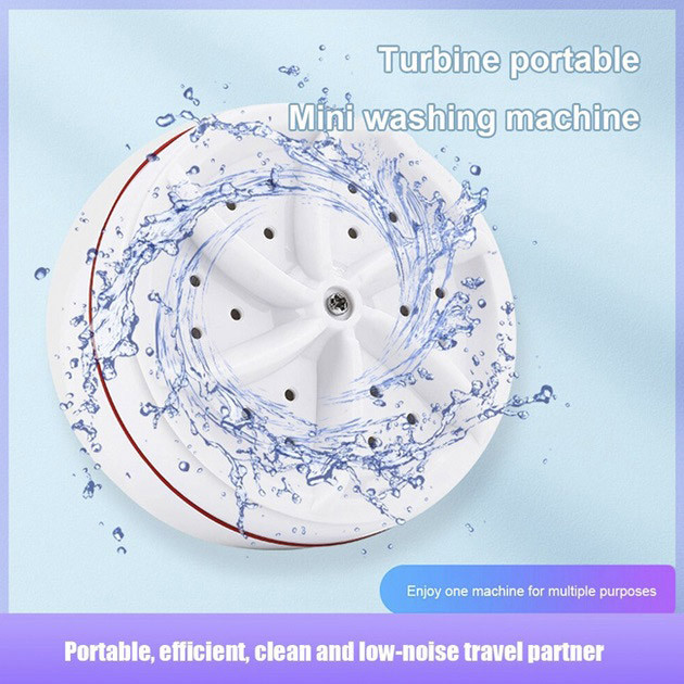 Міні пральна машина відро, Складна пральна машина для дачі Портативна SB-59 Львів - фото 17