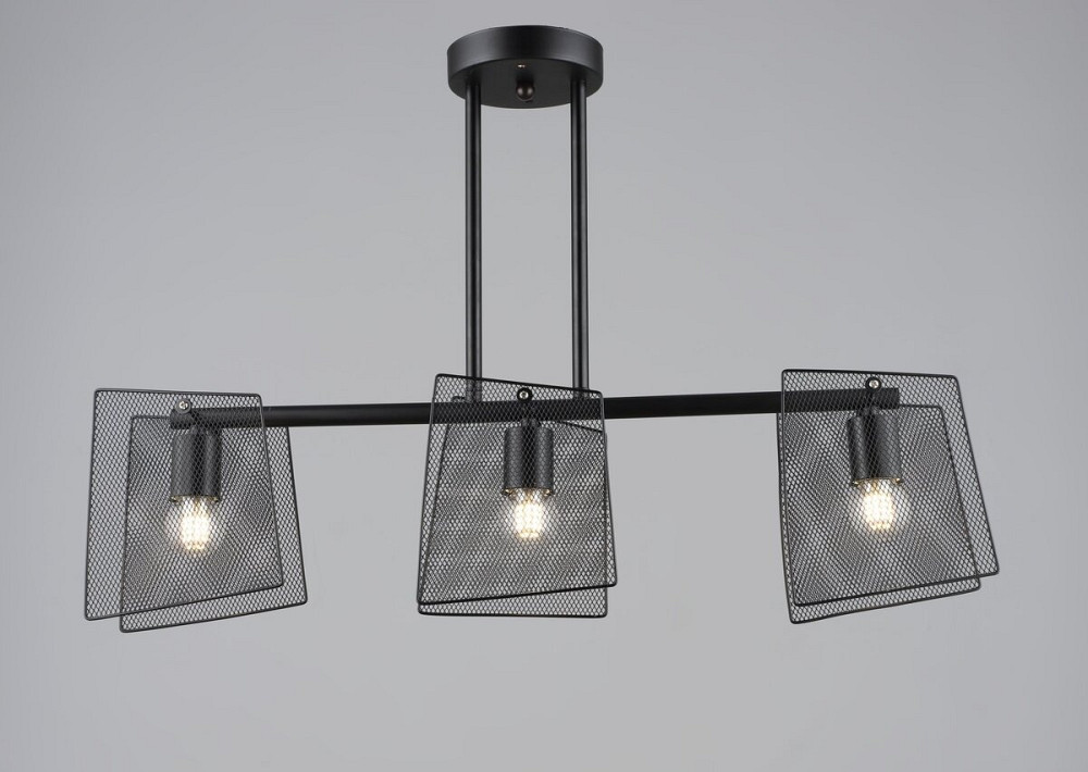 Люстра в стилі лофт Sirius B S2469/3 BK чорна Коломия - фото 1