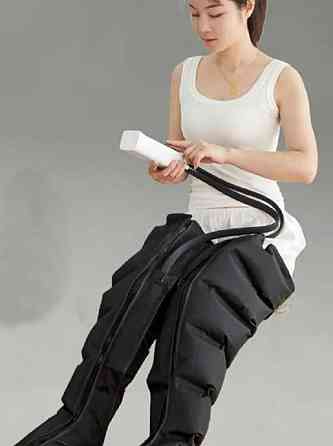 Массажер для ног Luyao LY-670 воздушно-компрессионный 6 камер (3 режима) Черный Киев