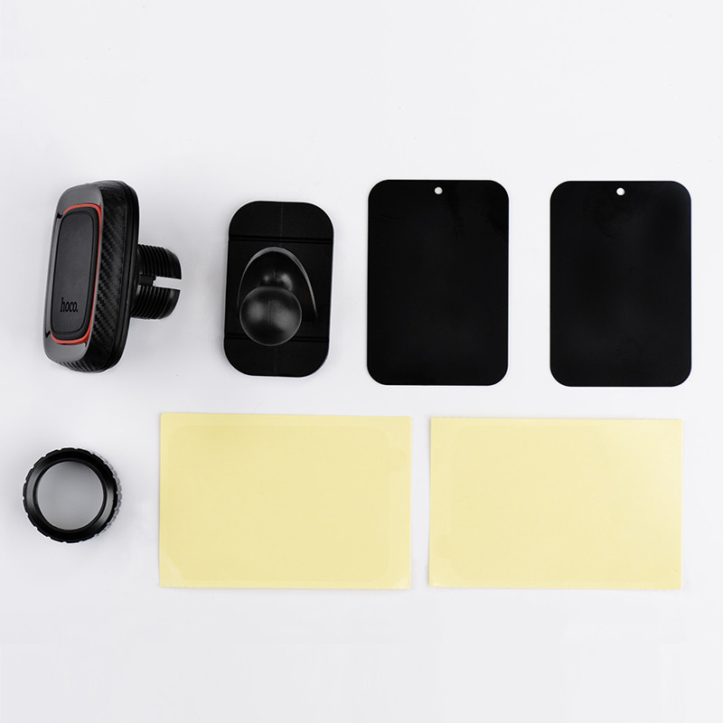 Автотримач для телефона HOCO CA24 Lotto series magnetic automotive center adsorbed holder Black Киев - изображение 7