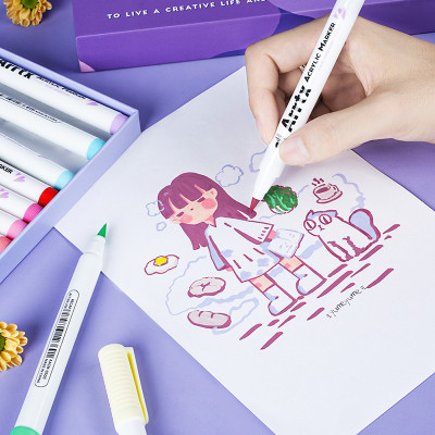 Художественный маркер Arrtx акриловые AACM-0530A, 30 цвета (LC303144) Винница - изображение 10