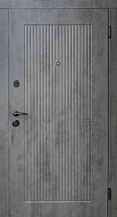 Квартирні двері, Форт-М модель ЛАЙМ, комплектація "КОМФОРТ" колір бетон темний 960 Київ