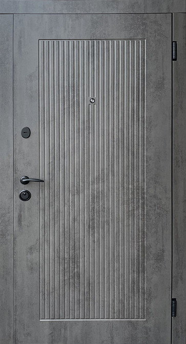 Квартирні двері, Форт-М модель ЛАЙМ, комплектація "КОМФОРТ" колір бетон темний 960 Київ - фото 1