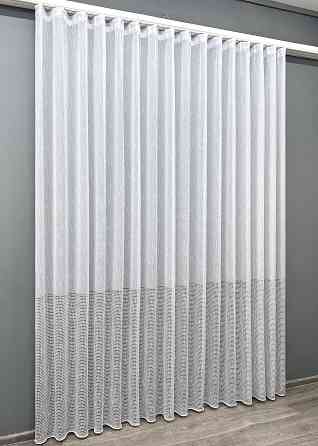 Тюль VR-Textil 2023т Жаккард Белый 400х270 см (42-1094) Киев