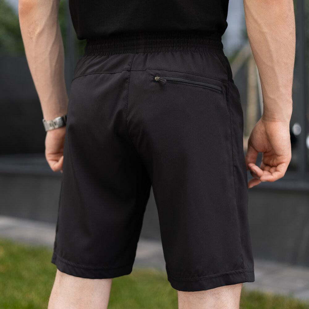 Черные мужские шорты прямого кроя Pobedov Vil'nyy Киев - изображение 2