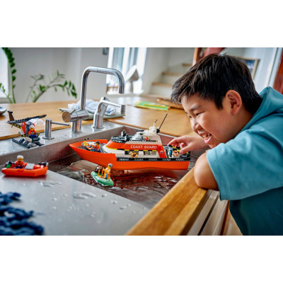 Конструктор LEGO City Спасательный катер и вертолет береговой охраны (60504) Винница - изображение 3
