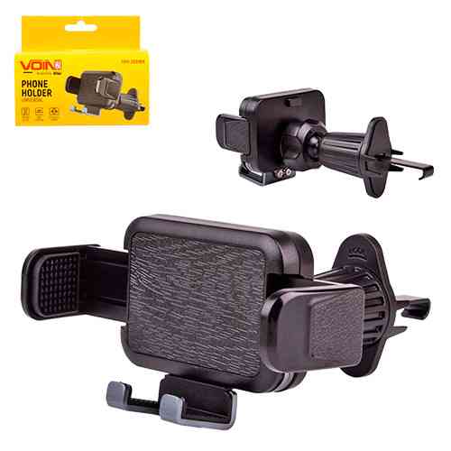 Автомобільний тримач для мобільного телефону VOIN UHV-2689BK на дефлектор Харків
