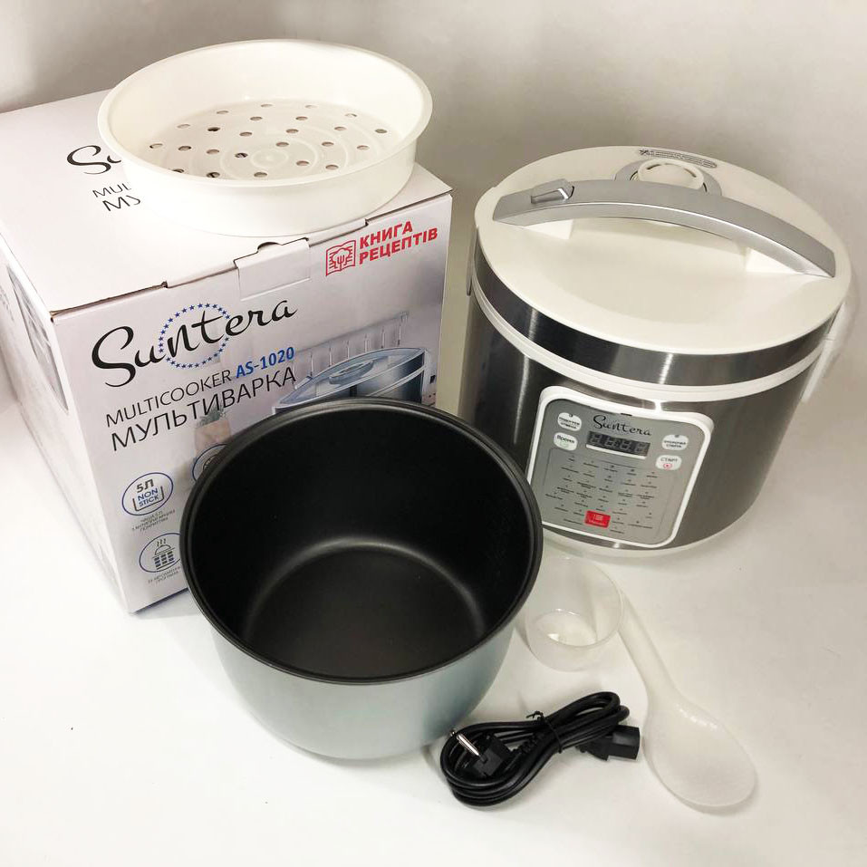 Мультиварка пароварка 5 л Suntera, Мультиварка для готування, Електронні мультиварки рисоварки BZ-16 Івано-Франківськ - фото 6