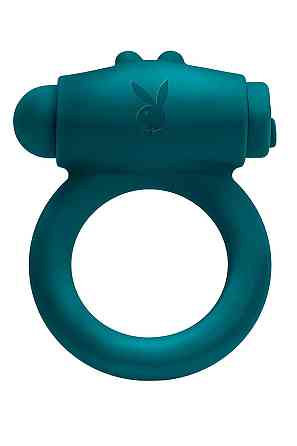 Эрекционное кольцо с вибропулей Evolved Playboy Bunny Buzzer, зеленое Sex Aura Киев