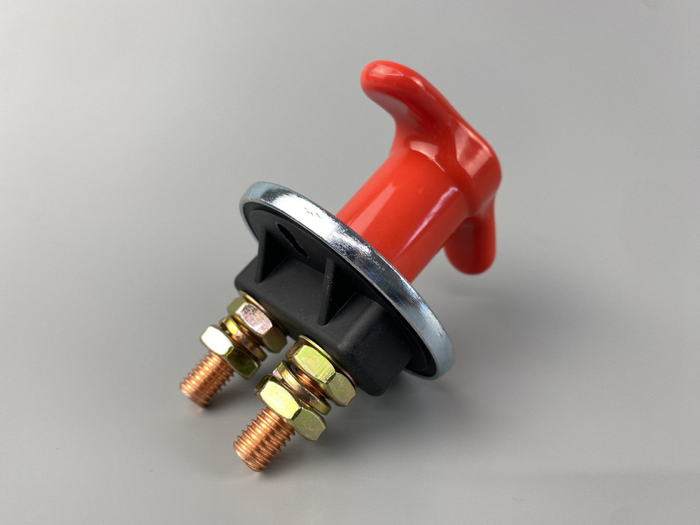 Вимикач маси універсальний, механічний 12/24В (червона мідь) 100A Мукачево - фото 7