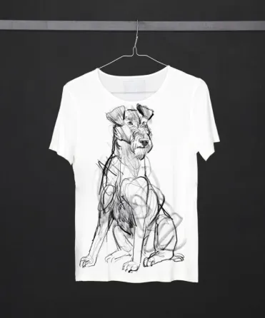 Футболка женская с принтом 44 Белая 2634325526 Днепр