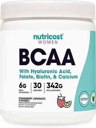 Аминокислотный комплекс Nutricost Women, BCAA 342 g (Strawberry Lemonade) Луцк
