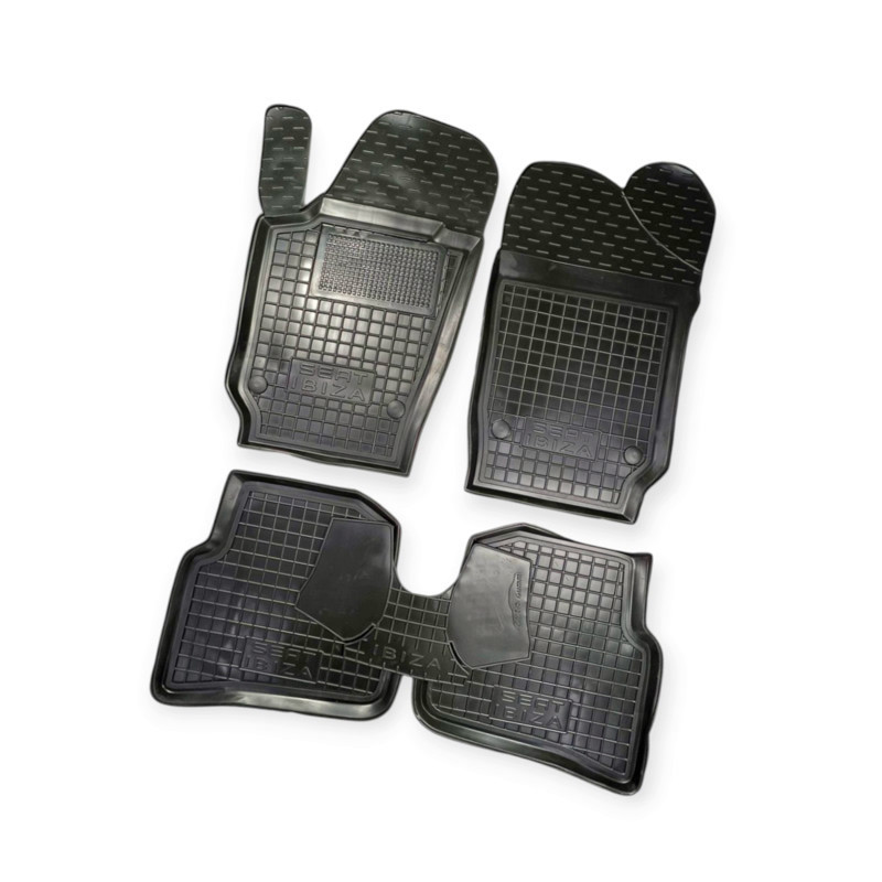 Килимки Сеат ibiza 2012-> (3; 5 дв.) борт 2,5 см, з перемичкою салону Мукачево - фото 1