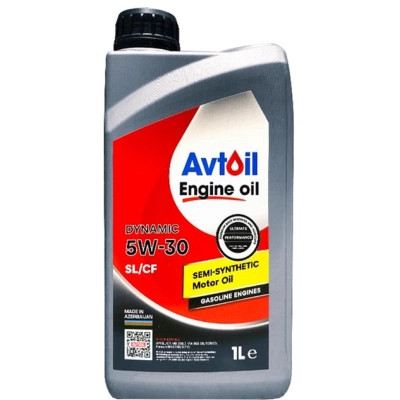 Моторное масло AVTOIL Engine oil DYNAMIC 5W30 1л (AV196706) Винница - изображение 1