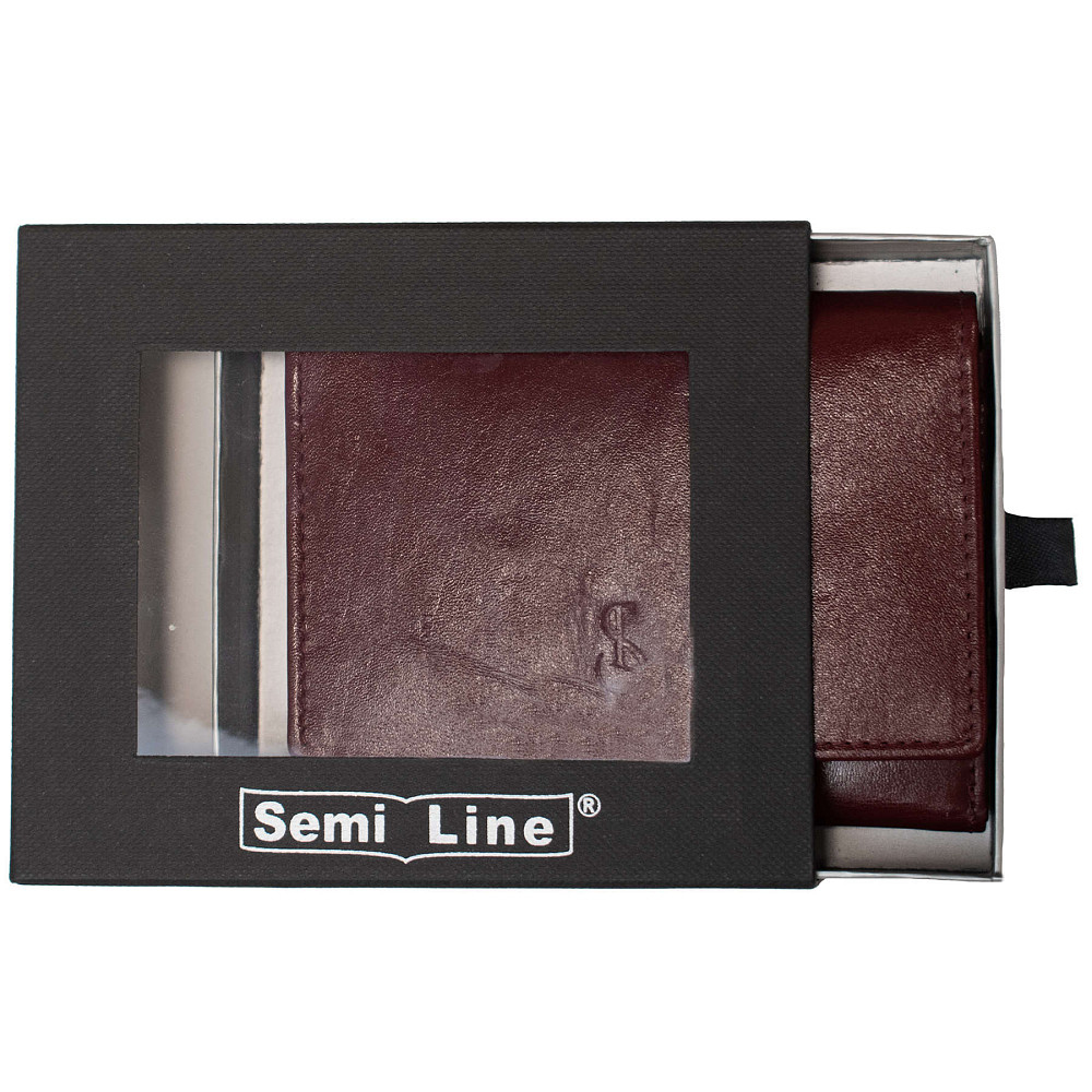 Кошелек женский кожаный Semi Line RFID Dark Red (P8263-2) Вінниця - фото 3