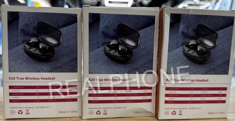 Безпроводные Наушники: К20 True Wireless Headset .- Нові !!! Харьков - изображение 2