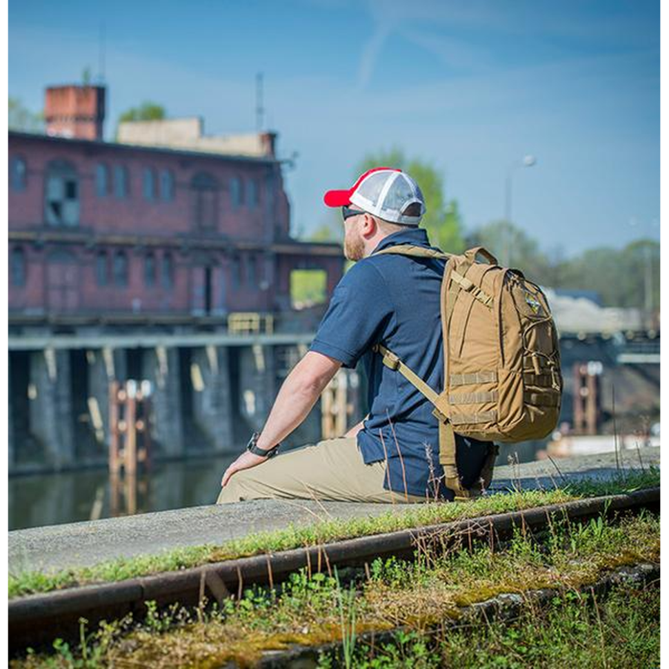 Рюкзак EDC 21л Helikon-Tex Backpack - Nylon Polyester Blend - Melange Grey Київ - фото 2