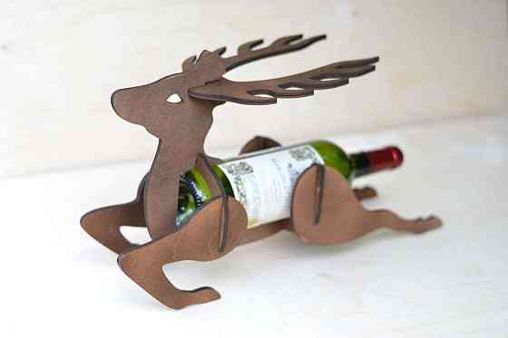 Подставка EKOSTAR для бутылки Олень Киев