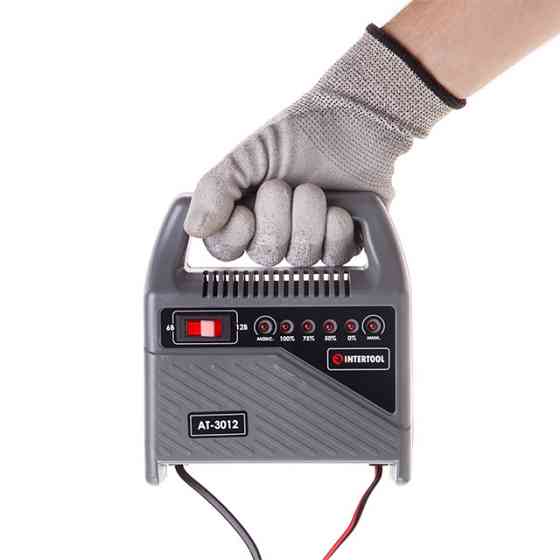 Зарядний пристрій INTERTOOL AT-3012,6/12 В, 70 Вт, 10-60 Аг - краща зарядка для автоакумуляторів до 60 Аг Львів