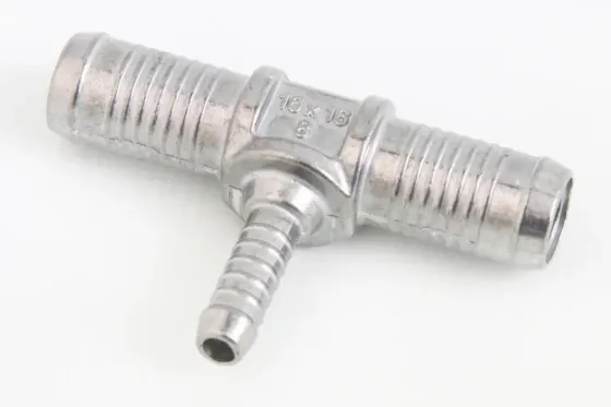 Зєднання під шланг тройник d16* 8*16м алюм. Atiker Вінниця