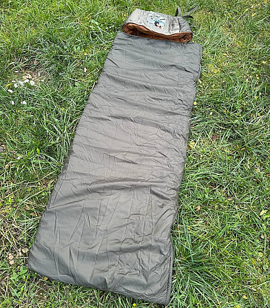 Зимовий спальний мішок Tulumu 180х70+25 см капюшон (до -35С) Хаки Вінниця - фото 1