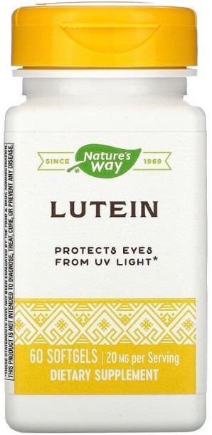 Лютеїн Nature's Way Lutein 20 мг 60 капсул Київ - фото 1