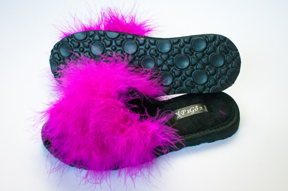Тапочки детские PaGo Марабу (30,31,32,33,34,35) фуксия Kids-191301-1 Одесса - изображение 6