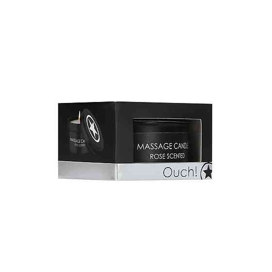 Массажная свеча – Ouch! Massage Candle Rose Scented, 100 г Sex Aura Киев