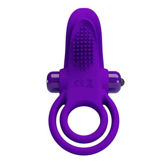 Ерекційне кільце вібрацією PRETTY LOVE VIBRANT PENIS RING Purple10 function vibrations Sex Aura Київ