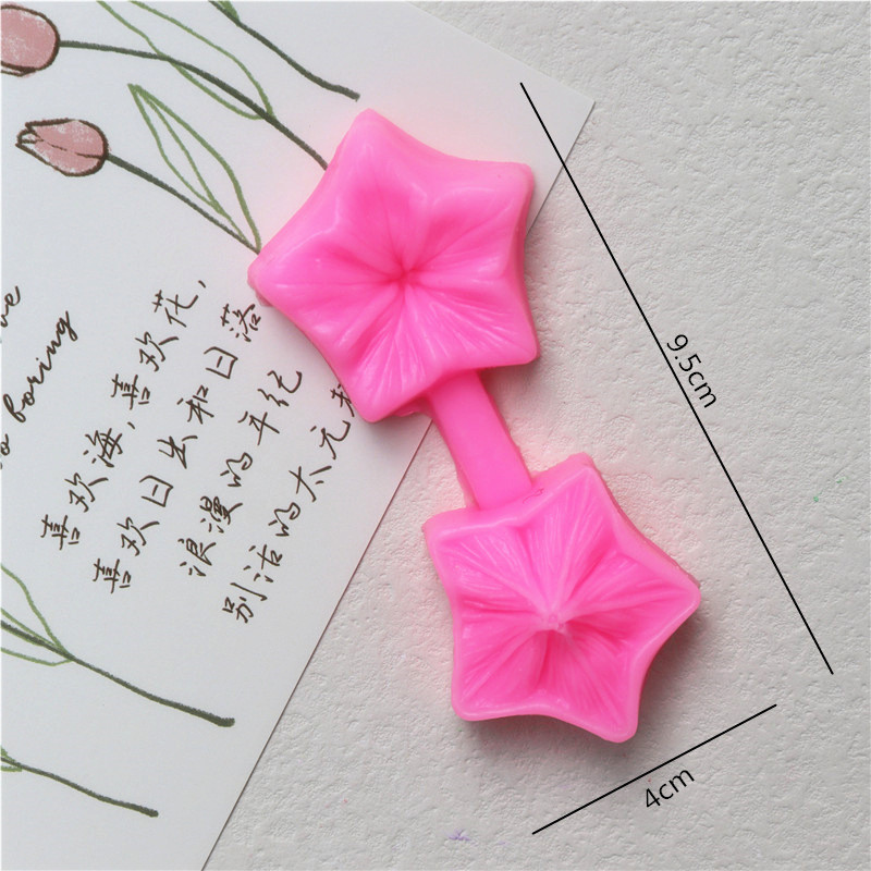Молд кондитерский Цветок 4 см розовый Киев - изображение 2