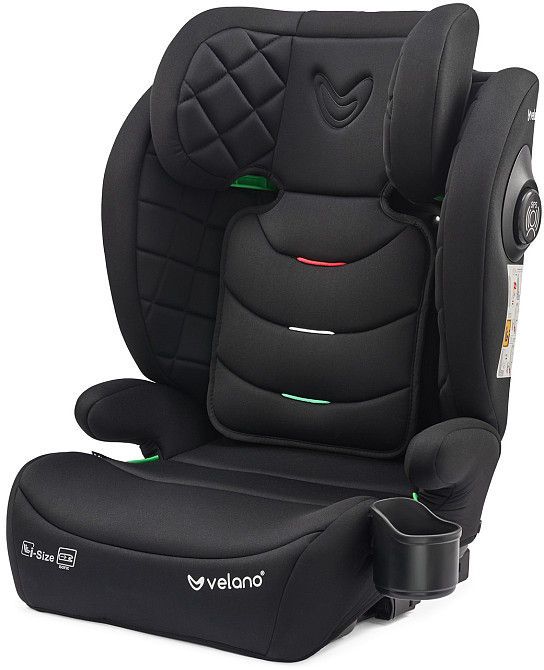 Автокрісло VELANO Forza 2 в 1 i-Size 100–150 см, ISOFIX, black Київ - фото 1